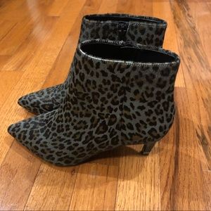 Leopard Print Booties
